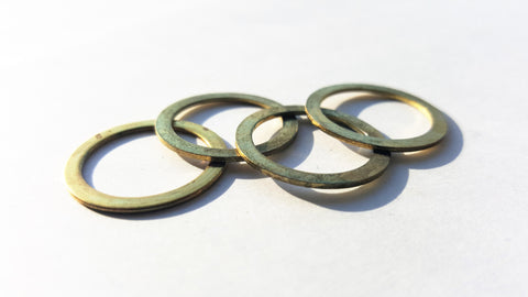 Brass Friction Ring 5/8" X 7/8" Qty (4) , Brass Friction Ring, NWIM