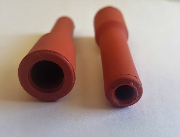Red Silicone Straight Spark Plug Boot Qty (2) , Spark Plug Boot, NWIM