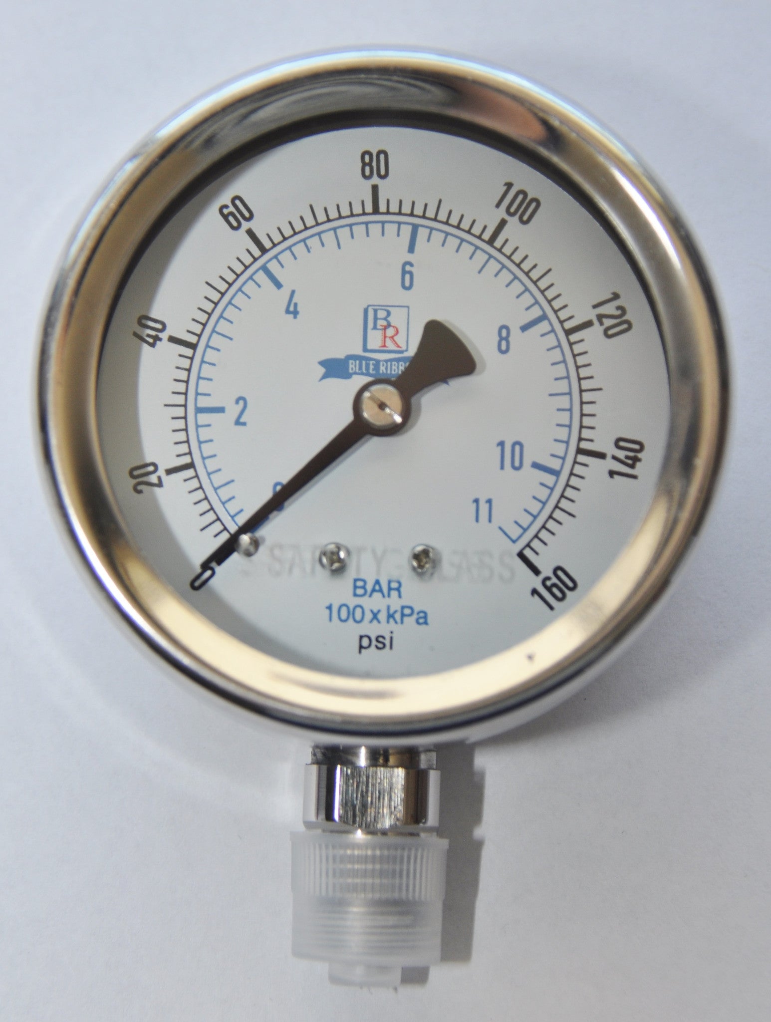Model BRHW Hot Water Thermometer - Blue Ribbon Corp