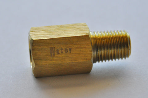Brass Pressure Snubber - 1/4" NPT male x 1/4" Female , Pressure Snubber Filter, NWIM