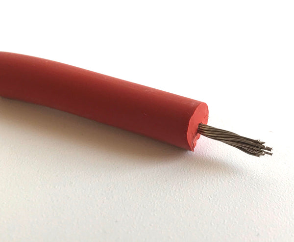 Red Silicone Ignition Cable E63-100 (3 ft Intervals)